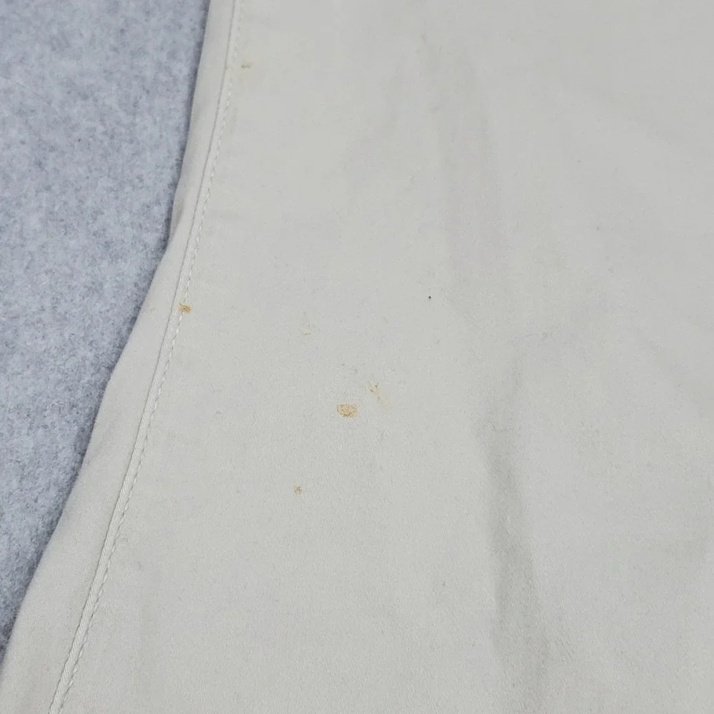 Lucky Brand Men Pants 32X30 Beige Chino Twill 410 Athletic Slim Button Zipper